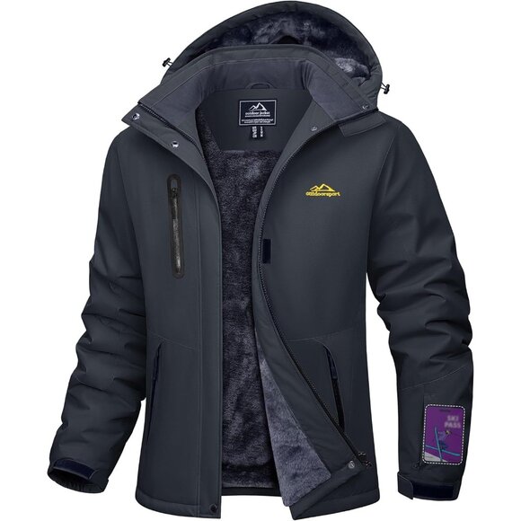 Jackets & Blazers - Women's Carbongrey Winter Coats Waterproof Snow Ski Jacket Warm Mountain